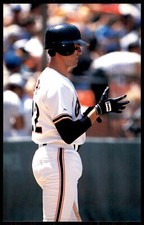 1989 Barry Colla San Francisco Giants Will Clark Postcard #4