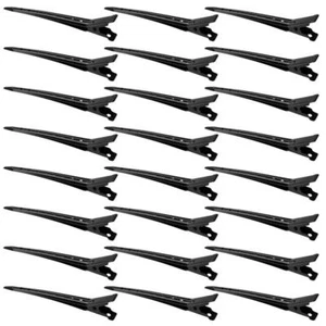 24 Pack Hair Clips Duck Bill Clips Rustproof Metal Curl Clips for Hair Styling - Picture 1 of 6