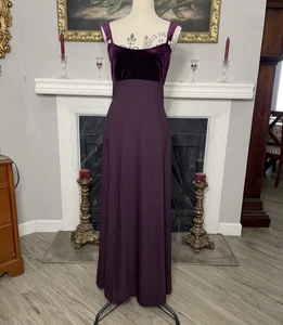Maxi Vestido Betsy and Adam by Jaslene Sin Mangas Púrpura Pequeño SIN ETIQUETA DE TALLA - Imagen 1 de 7