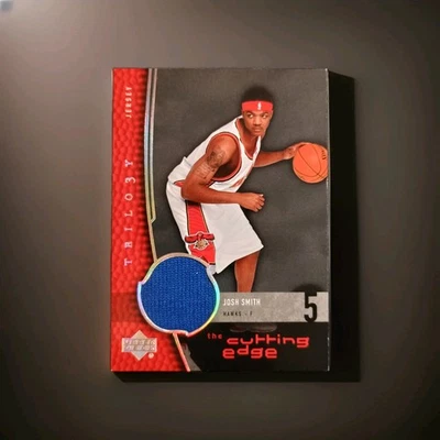 2004-2005 UD trilogy rookie jersey the cutting edge JOSH SMITH rc patch relic - Image 1 of 4