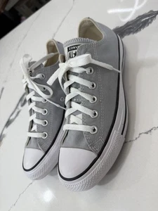 Converse Chuck Taylor All-Star Silver Mouse Low Top Size Men’s 7- Women’s 9 - Picture 1 of 6