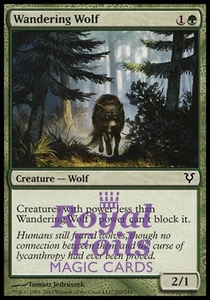 Wandering Wolf 4x FOIL AVR MTG Avacyn Restored Common MINT green - Picture 1 of 1