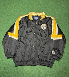 Chaqueta Abrigo Puffer Años 90 Pittsburgh Steelers Starter De Colección Raro Fútbol XL - Imagen 1 de 6