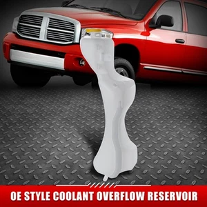 FOR 03-06 DODGE RAM 1500 2500 3500 OE STYLE COOLANT OVERFLOW RESERVOIR TANK+CAP - Picture 1 of 5