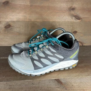 merrell antora 2 womens size 8 shoes gray waterproof athletic hiking sneakers - Picture 1 of 8