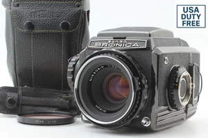 Late Black Model [Top MINT w/ Case] Zenza Bronica S2 + P 75mm F2.8 from JAPAN - Bild 1 von 14