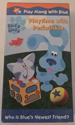 Blues Clues Playtime With Periwinkle VHS 2001 Nick Jr. Classic Classic Cartoon  - Image 1 of 4