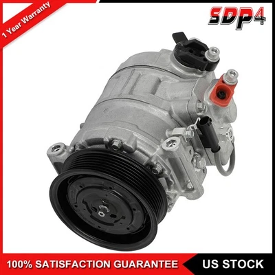 New AC Compressor Fits BMW 335i xDrive 3.0L 2009 2010 2011 2012 2013 - Image 1 of 4