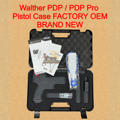 OEM Walther PDP / PDP Pro Hard Box Case Black w/ Extras - BRAND NEW | eBay
