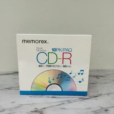 Memorex CD-R 10PK/Paq 40X 700mb 80 Min - Image 1 of 4