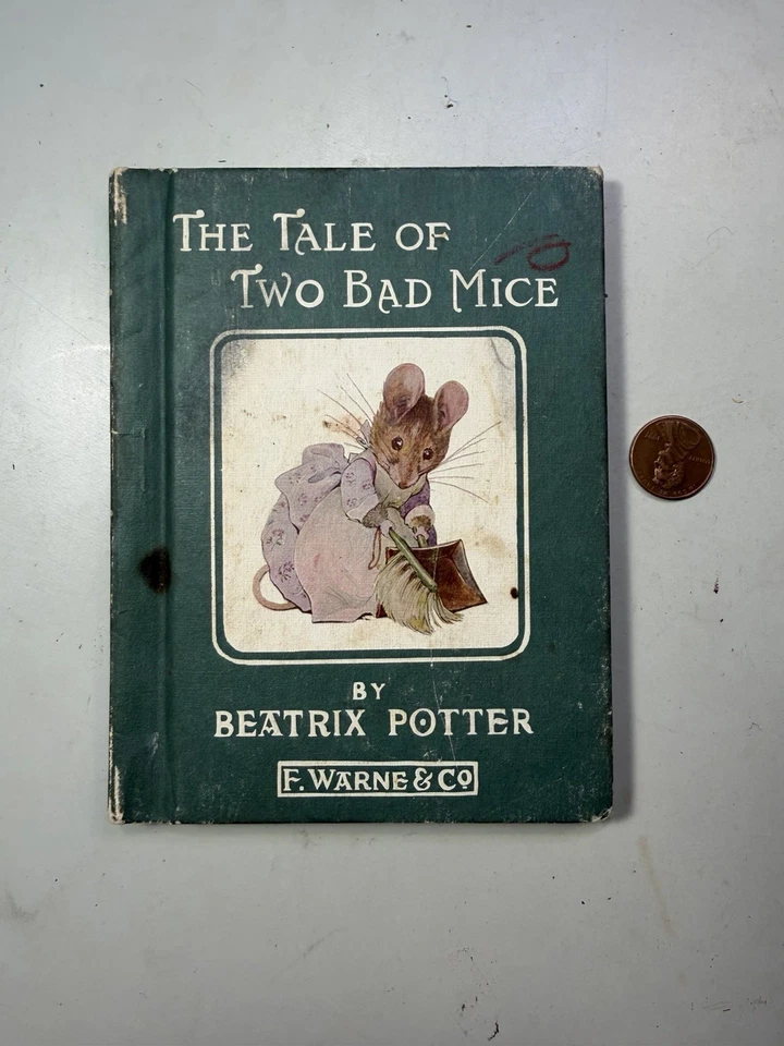The Tale Of Two Bad Mice 1904 - Beatrix Potter Hardcover- First American Edition Foto 1 de 3