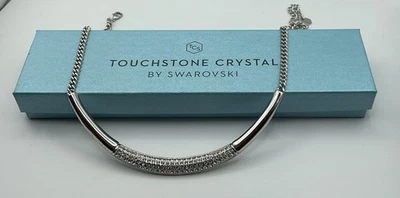Collar de cuello blanco con caja Touchstone Crystal de Swarovski Foto 1 de 4