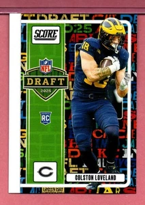 Colston Loveland, Chicago Bears, RC, 2025 Panini Score, Draft Card #5 - Picture 1 of 1