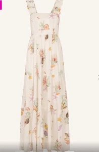 Maxi Vestido Monzón Accesorio Sea Life UK XXL Marfil Playa Nuevo con Etiquetas - Imagen 1 de 7