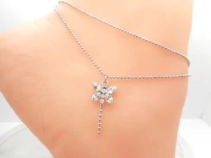 Libelle Fußkettchen Fußkettchen versilbert NEU - Bild 1 von 2
