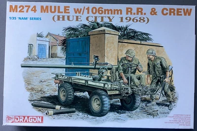 Dragon 3315 M274 MULE с 106 мм R.R. Модель & Crew Hue City 1968 масштаб 1:35 1:35 - Изображение 1 из 2
