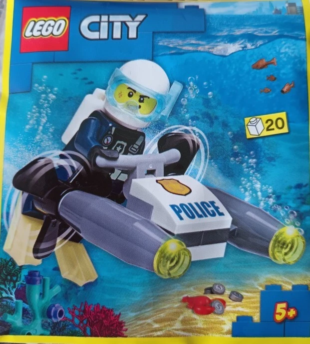 LEGO® Set 952208-1 - Police Diver with Underwater Scooter foil pack - Image 1 of 1