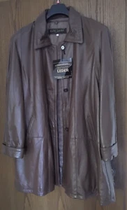 Original italienische Damen Lederjacke ungetragen Handarbeit Italien Echtleder - Bild 1 von 4