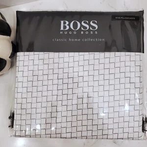 Boss Hugo Boss Classic Home Collection City Check 2 King Size Kissenbezüge - Bild 1 von 7