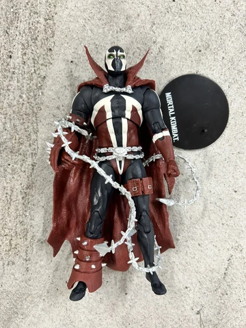 Mcfarlane Toys Mortal Kombat Shadow of Spawn 7" Action Figure Chain Lot Cover