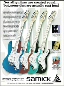 Valley Arts Custom Shop Samick SSM-1 1999 serie guitarra colores anuncio - Imagen 1 de 3