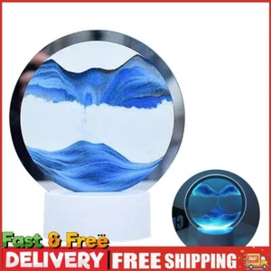 Moving Sand Night Light RGB Quicksand Art Craft Lamp for Bedroom Table Ornament - Picture 1 of 15