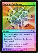 Sunbeam Spellbomb FOIL Mirrodin PLD Artifact Common MAGIC MTG CARD ABUGames