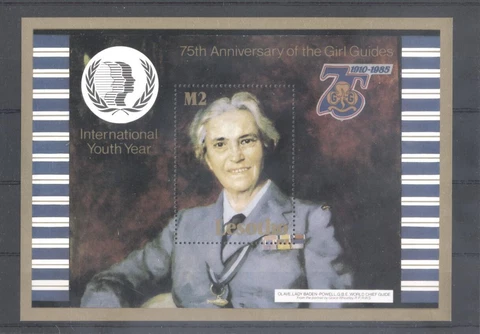 (887757) Scouting, Youth Year, Girl Guides, Lesotho Cover