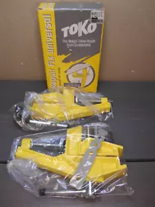 Par de abrazaderas de esquí universales TOKO #013457 reparación tornillo de fijación hecho en Italia - Nuevo de Lote Antiguo - Imagen 1 de 23