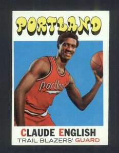 1971-72 Topps #46 Claude English NM/NM+ Blazers 127091