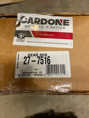 Cardone 27-7516 Remanufactured Power Steering Gear Black New in Box FORD - Image 1 of 4