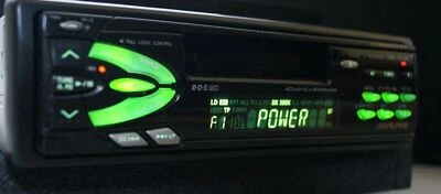 Old School ALPINE TDM 7574R Retro AM/FM RDS Tape Autoradio + optional BT AUX - Bild 1 von 4