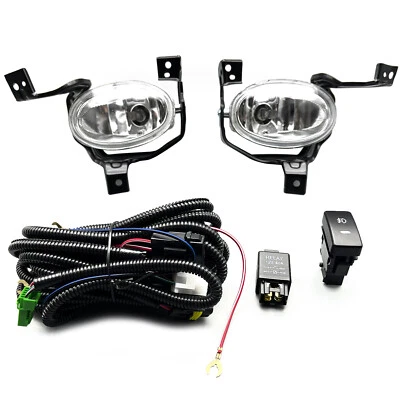 Luces antiniebla del parachoques delantero izquierdo + derecho + interruptor + cableado para Honda CR-V CRV 2010-2011 Foto 1 de 4