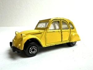 Vintage Diecast Model 1/64 CITROEN 2CV. Maisto. Special Edition. Yellow / Black - Picture 1 of 5