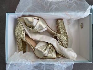 rachel simpson shoes size 37(size 4.5) Uk Candyfloss Gold