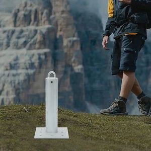 Ancoraggio in calcestruzzo 18" H protezione anticaduta anteriore ancoraggio tetto commerciale con 8 fori - Foto 1 di 17