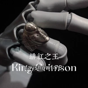 JoJo's Bizarre Adventure Diavolo 925 Silver Ring King Crimson Cosplay Props Gift - Picture 1 of 11