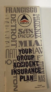 Delta Airlines Brochure Insurance Plan BR15 - Picture 1 of 3