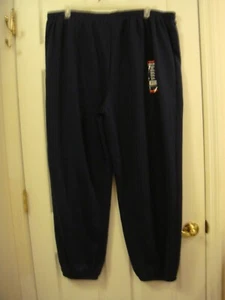 Pantalone felpa uomo Mission Ridge blu navy elastico in vita taglia 2XL nuovo con etichette - Foto 1 di 4