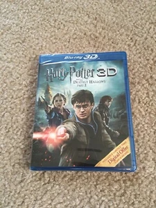 HARRY POTTER AND THE DEATHLY HALLOWS PART 2 BLURAY 3D NEW SEALED - Picture 1 of 2
