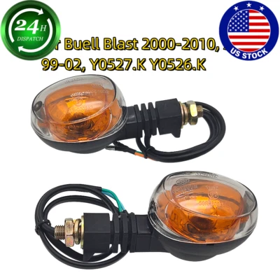 Par de señales de giro traseras para Buell Blast 2000-2010, X1 99-02/Y0527.K Y0526.K Foto 1 de 4