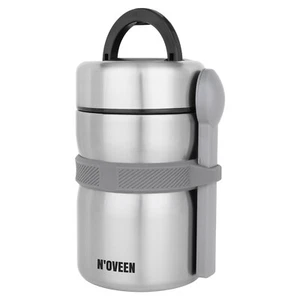 Thermobehälter für Essen Noveen 2000ml TB961 Silber - Bild 1 von 8