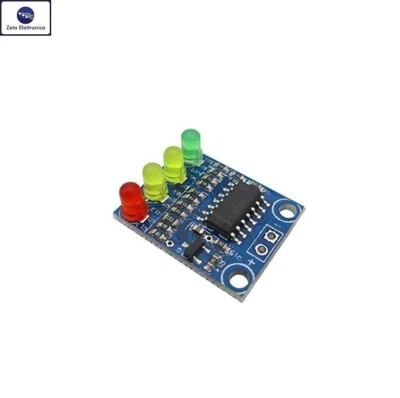 INDICATORE LIVELLO TENSIONE 12V A LED TESTER BATTERIA MISURATORE CARICA AUTO. - Image 1 of 2