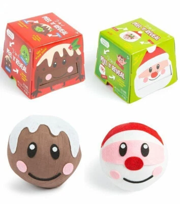 TINSEL TOWN Christmas Peel & Reveal Xmas Pudding & Santa Surprise Pass the Parcel Gift Game