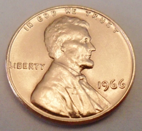 1966 P Lincoln Memorial Cent / Penny  *XF OR BETTER*  **FREE SHIPPING** Cover