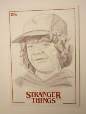 Topps Stranger Things 1 Sketch Card Autograph Robert Hendrickson Dustin Original