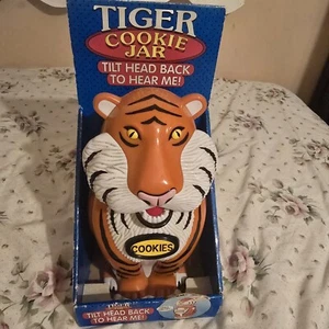 Die Original Tiger Keksdose, brüllt beim Öffnen, sehr selten Vintage 90er getestet  - Bild 1 von 19