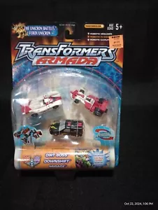 Transformers Armada SKYBOOM! 2002- Dirt Boss, Downshift, & Mirage Mini-con NIB - Picture 1 of 3