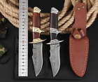 men waist belt bag knife blade sheath machete holder cow leather brown A199