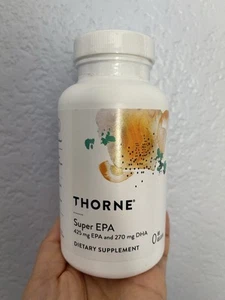 Thorne Super EPA-Omega 3 Fatty Acid EPA 425mg & DHA 270 mg - Picture 1 of 4